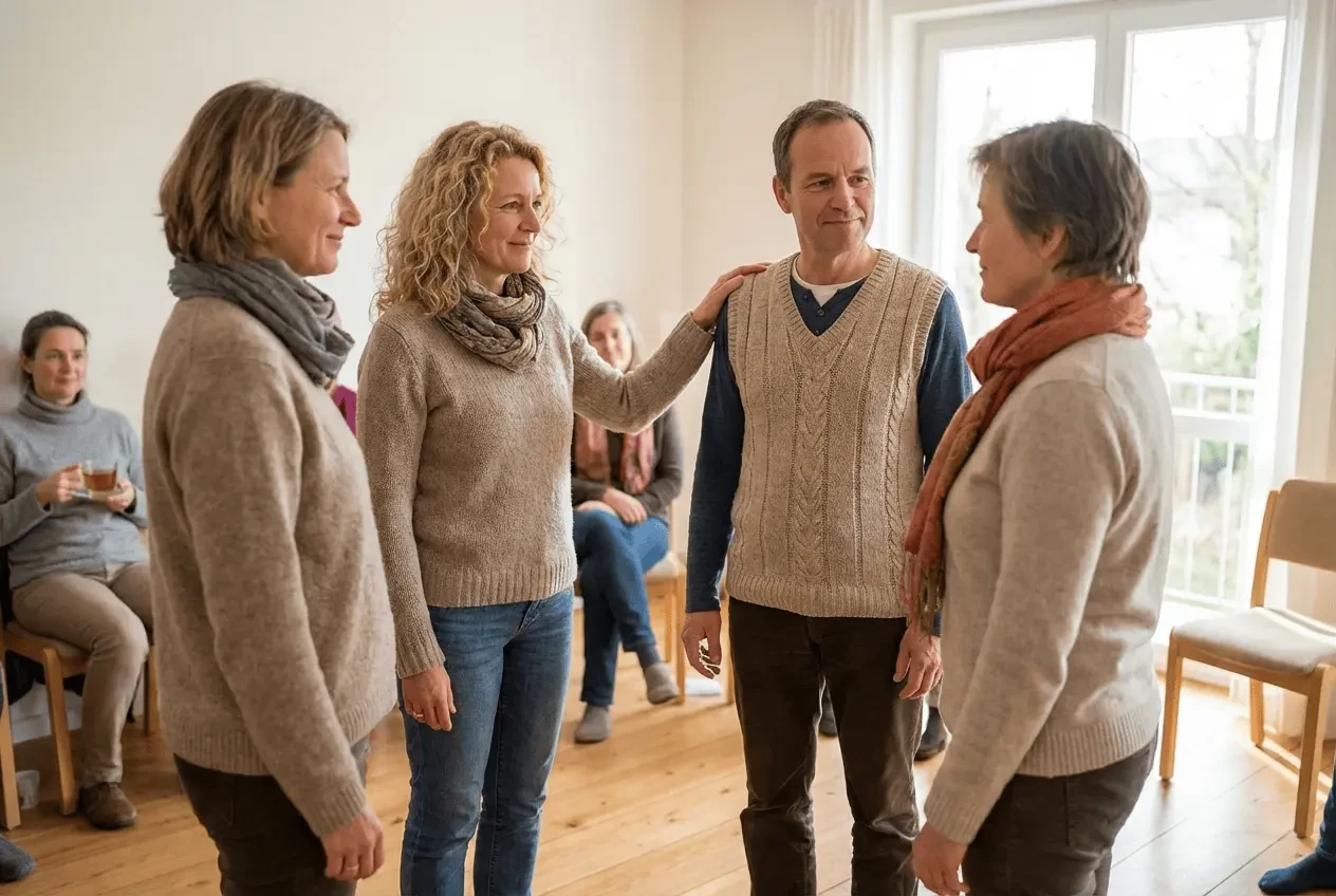 Seminarraum Bestuhlung für eine systemische Familienaufstellung