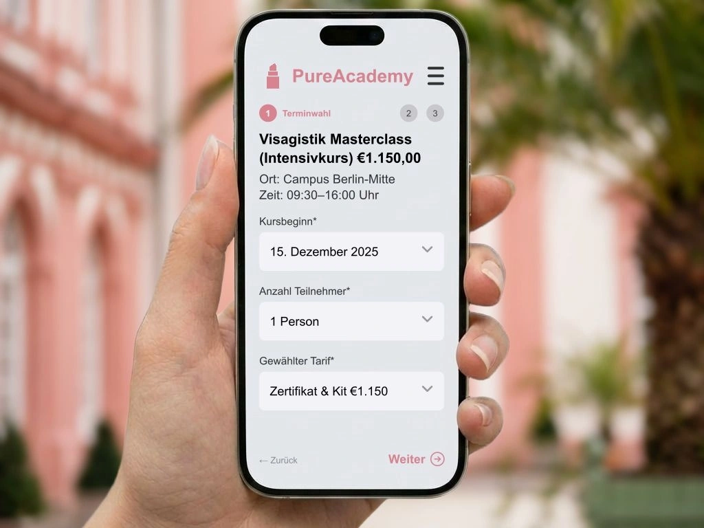 Professionelle Kosmetikschule Ausbildung Praxisunterricht Make-up Artist Training und Permanent Make-up Schulung