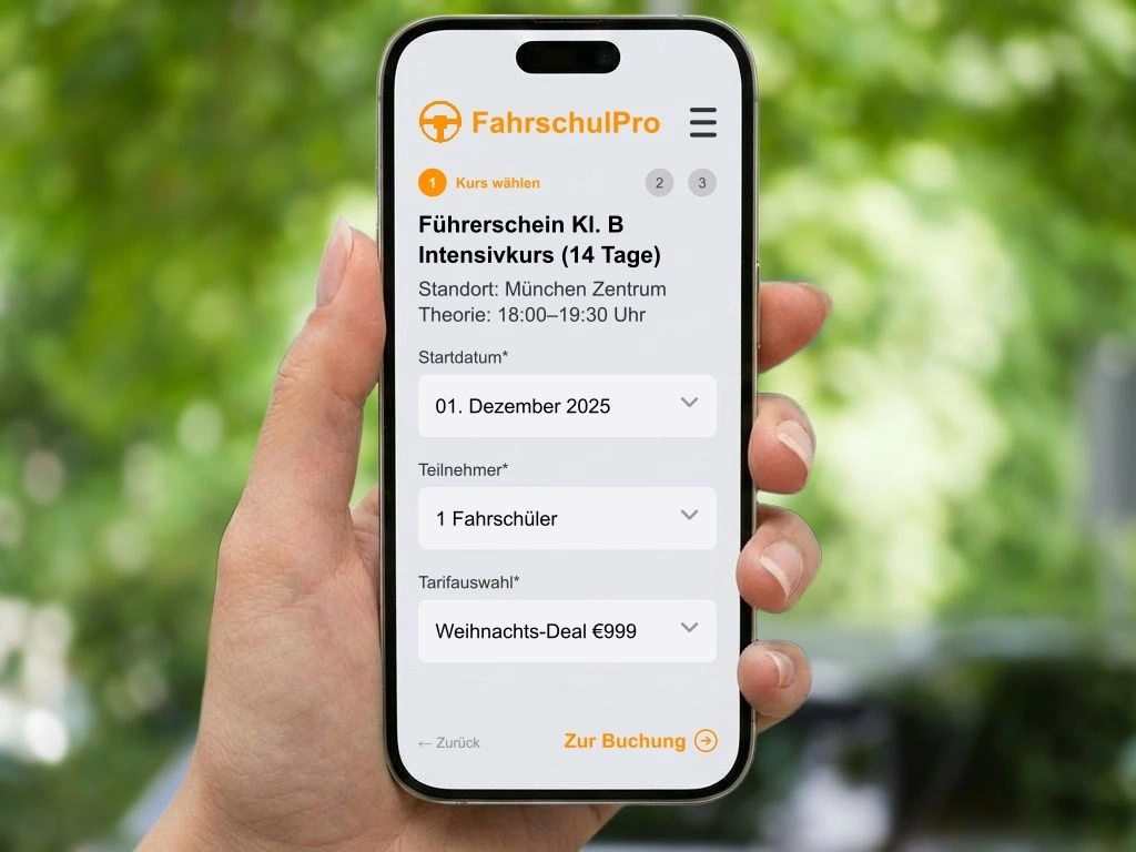 Online Anmeldung für Theoriekurse und ASF Seminare in der Fahrschule