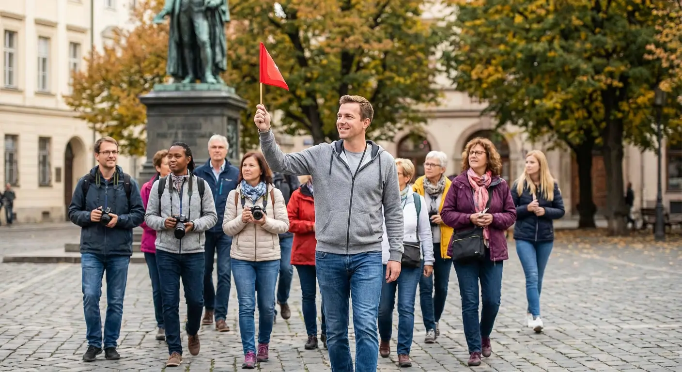 Digitale Teilnehmerliste und Buchungsverwaltung für Gästeführer und Stadtführungen auf Tablet und Smartphone