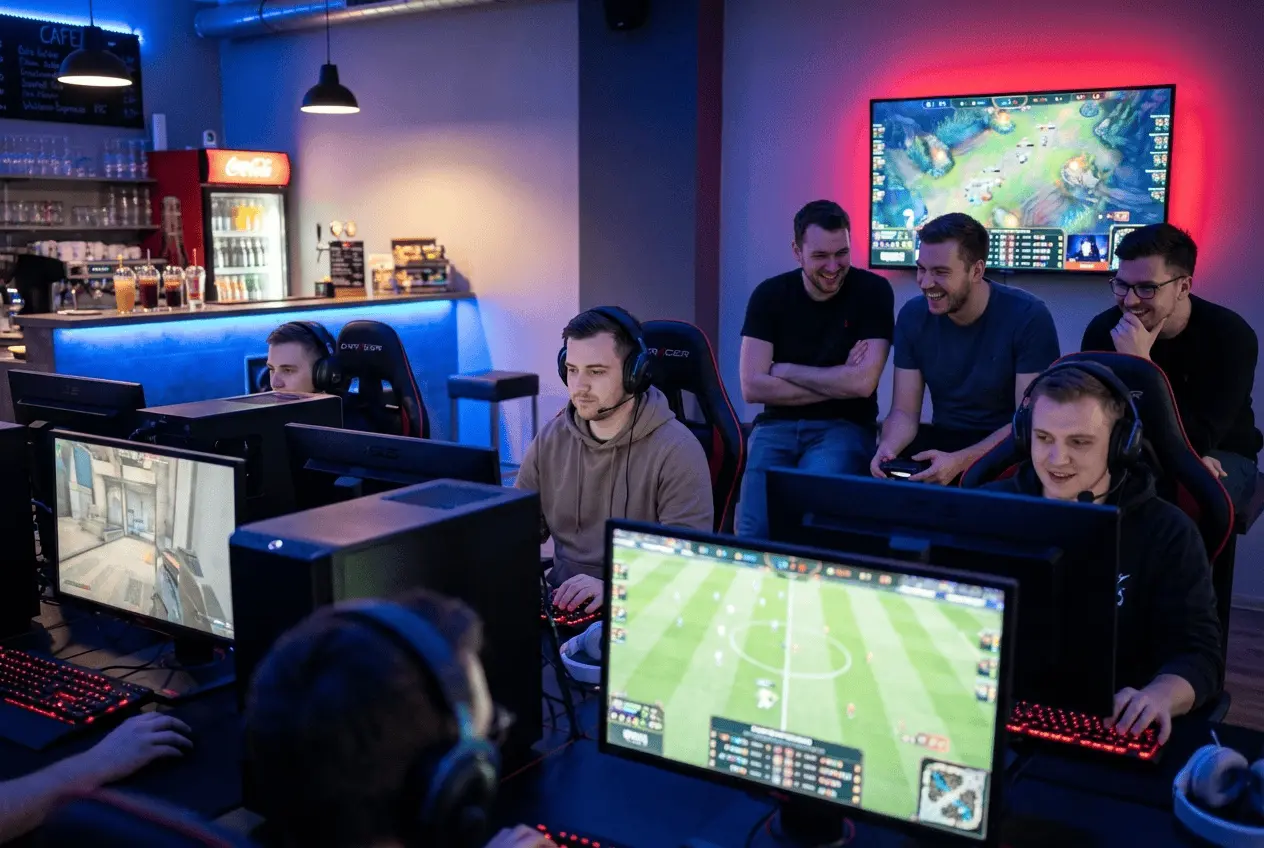 PC Slot Reservierung Gaming Lounge E-Sport Zentrum Buchungskalender Online-Raumverwaltung
