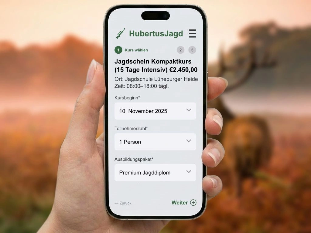 Digitale Verwaltung von Jagdschein-Anmeldungen und Teilnehmerlisten ohne Papierchaos für Jagdschulen