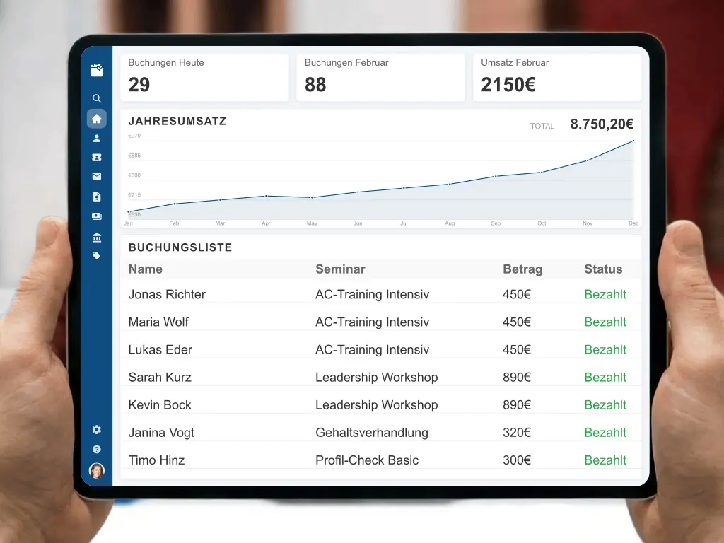 Assessment Center Training Teilnehmerlisten und Gehaltsverhandlung Workshop Organisation für Akademiker