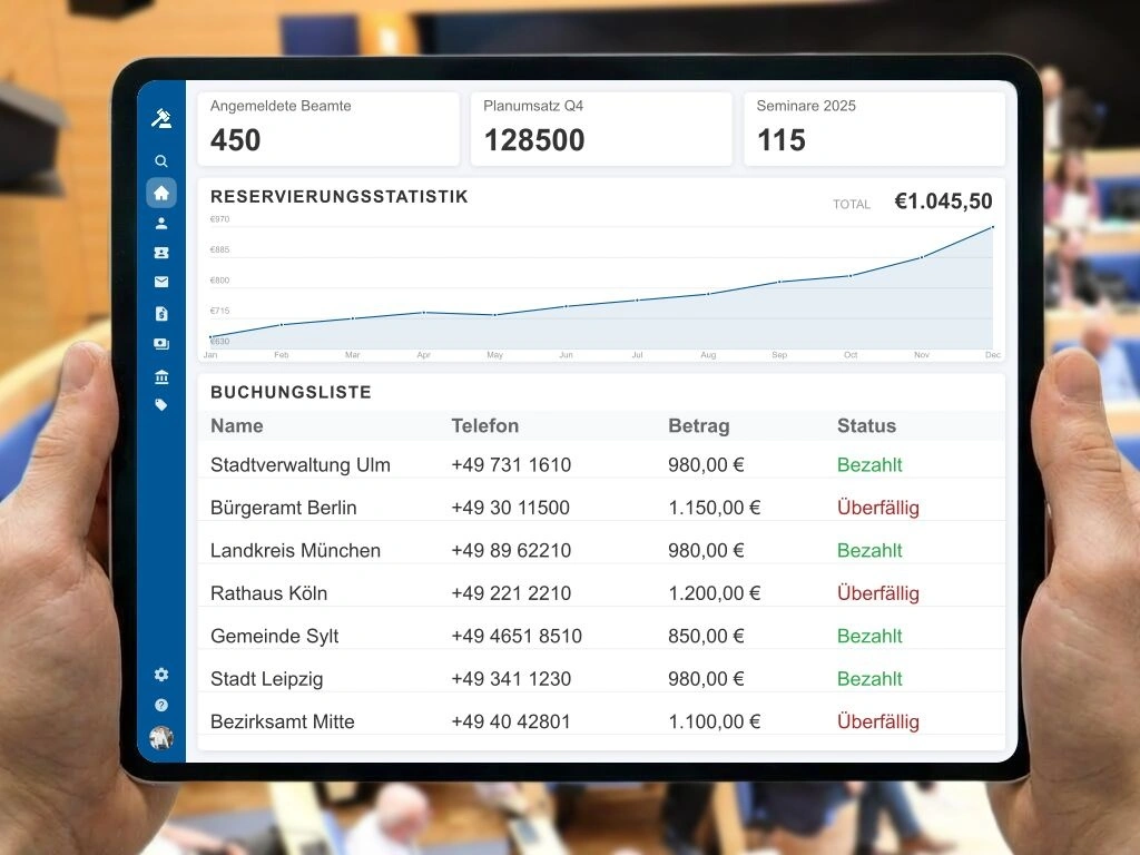 Automatischer Versand von Teilnahmebescheinigungen und Zertifikaten nach Fortbildungen in Kommunalakademien