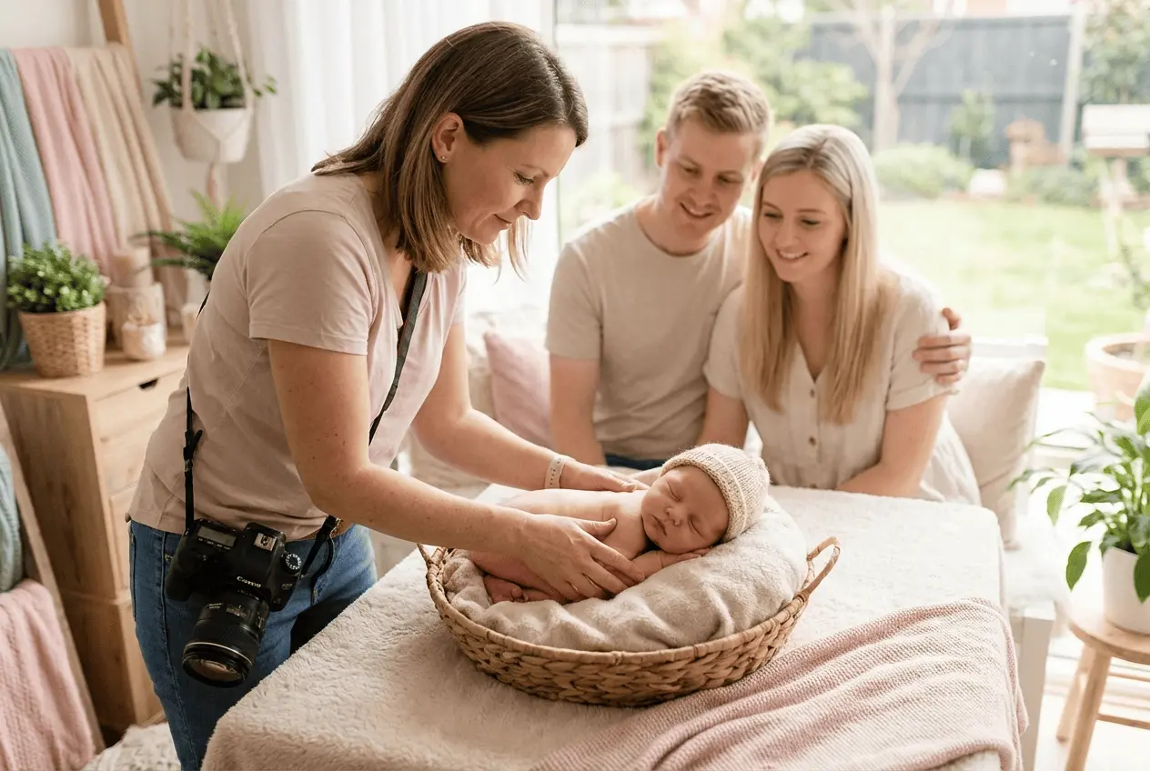 Neugeborenen-Fotografie online Buchungssystem für Baby-Shootings und Fotostudio Verwaltung