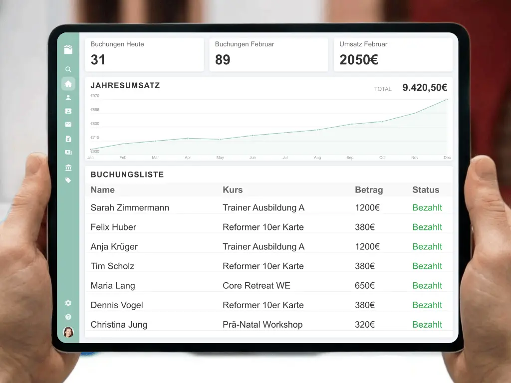 Verwaltung von 10er Karten und Abos für Pilates Studios automatisierte Rechnungsstellung und Finanzverwaltung