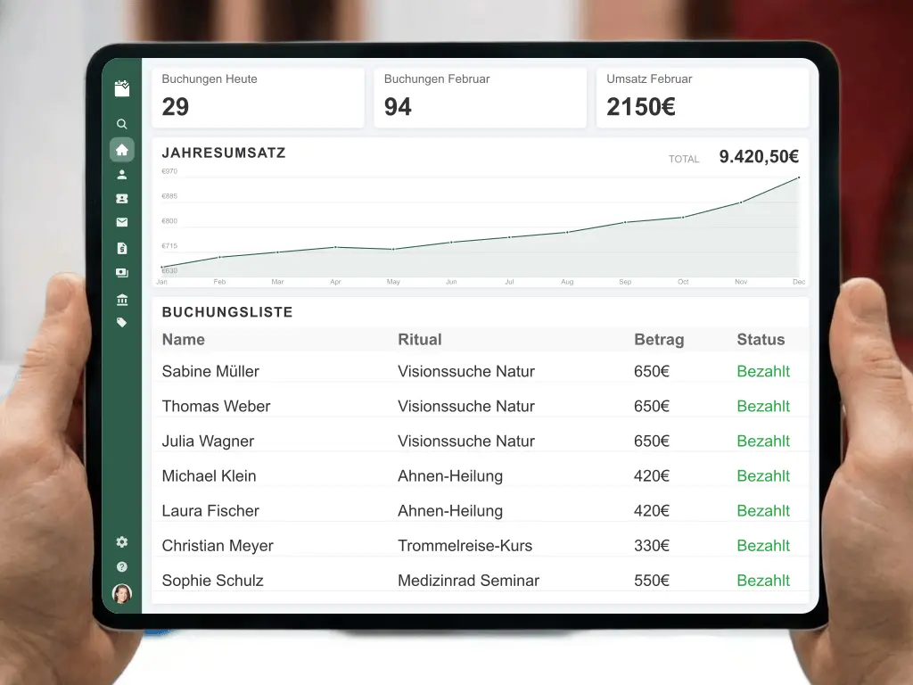 Terminplanung für schamanische Einzelsitzungen Seelenrückholung und energetische Heilarbeit