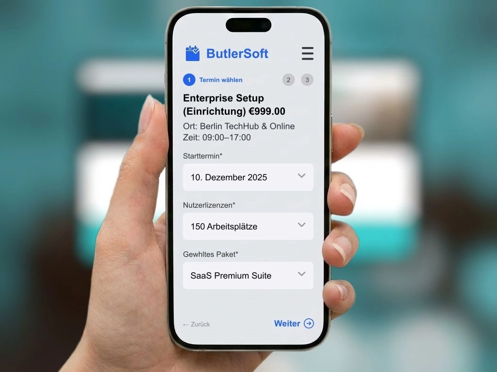 Digitale Terminplanung und automatische Rechnungsstellung statt Papierkram und Telefonstress im Büro